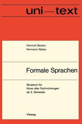 Formale Sprachen: Eine Einführung - Heinrich Becker - cover
