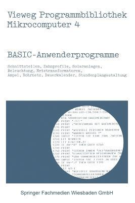 BASIC-Anwenderprogramme - Peter Frahm,Werner Hürlimann,Helmut Richter - cover