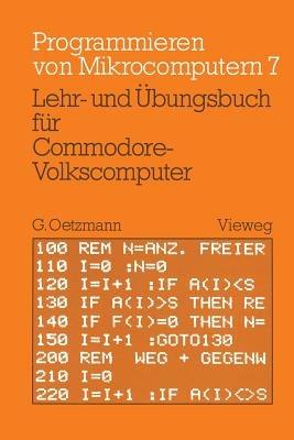 Lehr- und Übungsbuch für Commodore-Volkscomputer - Gerhard Oetzmann - cover