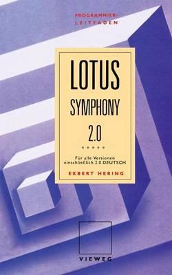 Programmierleitfaden Lotus Symphony: Für alle Versionen einschließlich 2.0 DEUTSCH - Ekbert Hering - cover