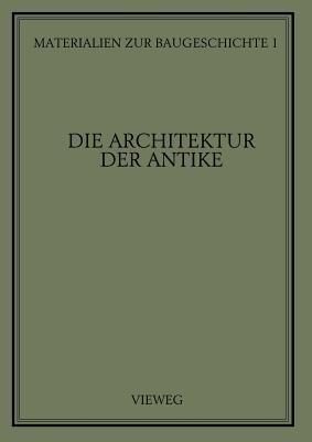 Die Architektur der Antike - cover
