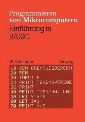 Einführung in BASIC - Wolfgang Schneider - cover