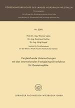 Vergleichende Untersuchungen mit den internationalen Festigkeitsprüfverfahren für Gesteinssplitte