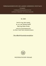 Die Alkali-Kieselsäurereaktion