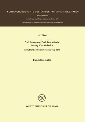Experten-Datei - Paul Kevenhörster - cover