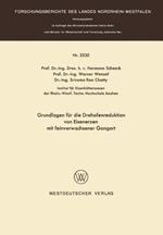 Grundlagen für die Drehofenreduktion von Eisenerzen mit feinverwachsener Gangart