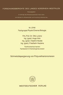 Schmelzdispergierung von Polyurethanionomeren - cover