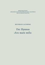 Der Hymnus ›Ave maris stella‹
