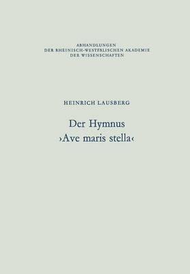 Der Hymnus ›Ave maris stella‹ - Heinrich Lausberg - cover