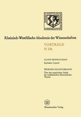 Rheinisch-Westfälische Akademie der Wissenschaften: Natur-, Ingenieur- und Wirtschaftswissenschaften Vorträge · N 336 - Alain Bensoussan - cover
