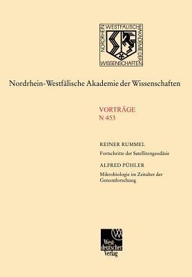 Fortschritte der Satellitengeodäsie. Mikrobiologie im Zeitalter der Genomforschung - Reiner Rummel - cover