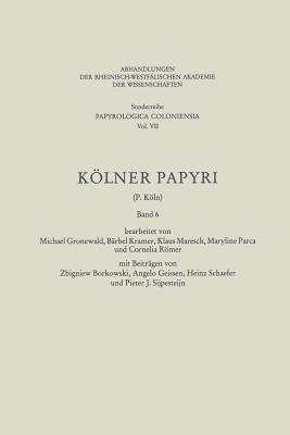 Kölner Papyri - Michael Gronewald,Bärbel Kramer,Zbigniew Borkowski - cover