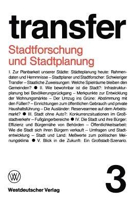 Stadtforschung und Stadtplanung - cover