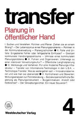 Planung in öffentlicher Hand - cover