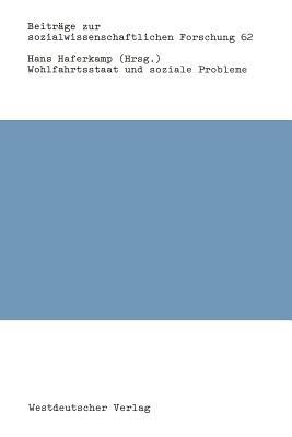 Wohlfahrtsstaat und soziale Probleme - cover