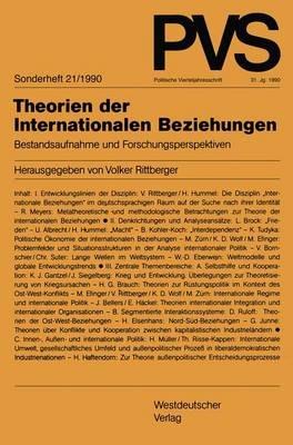 Theorien der Internationalen Beziehungen: Bestandsaufnahme und Forschungsperspektiven - cover