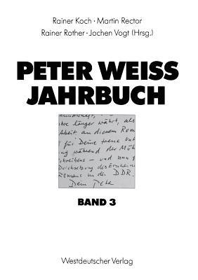 Peter Weiss Jahrbuch 3 - cover