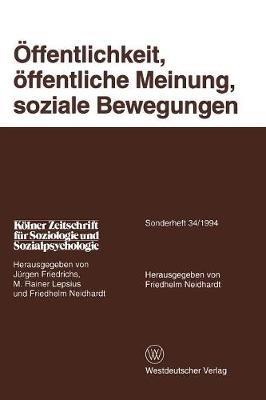 Öffentlichkeit, öffentliche Meinung, soziale Bewegungen - cover