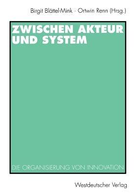 Zwischen Akteur und System: Die Organisierung von Innovation - cover
