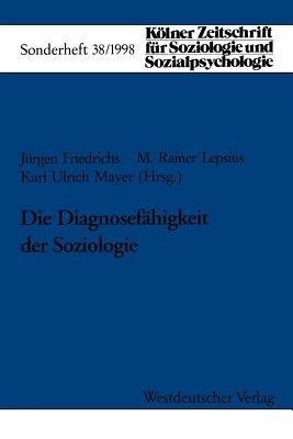 Die Diagnosefähigkeit der Soziologie - cover
