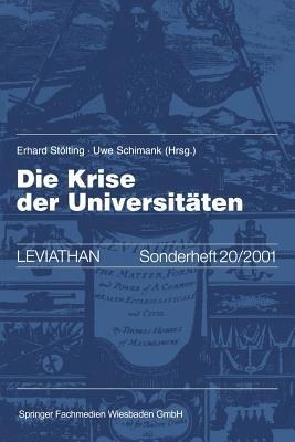 Die Krise der Universitäten - cover