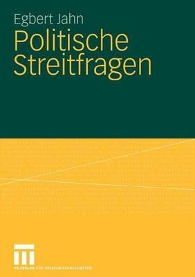 Politische Streitfragen - Egbert Jahn - cover