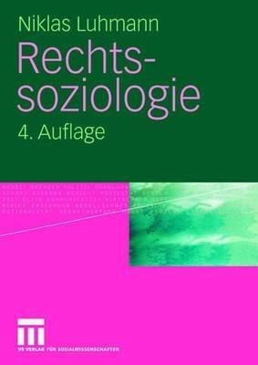 Rechtssoziologie - Niklas Luhmann - cover