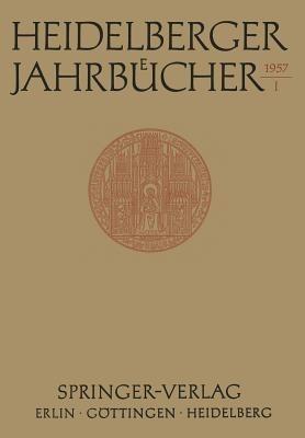 Heidelberger Jahrbücher - Kenneth A Loparo - cover
