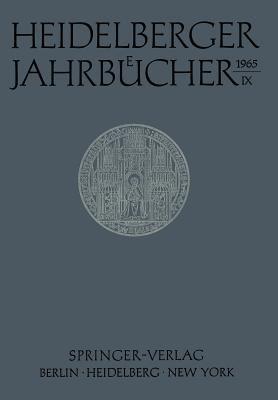 Heidelberger Jahrbücher - Kenneth A Loparo - cover