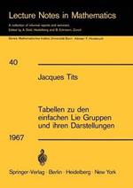 Tabellen zu den einfachen Lie Gruppen und ihren Darstellungen