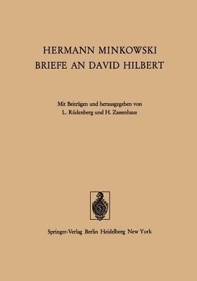 Hermann Minkowski Briefe an David Hilbert - H. Minkowski - cover