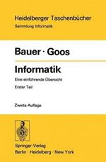 Informatik: Eine einführende Übersicht Erster Teil