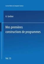 Mes premieres constructions de programmes