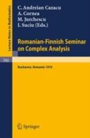 Romanian-Finnish Seminar on Complex Analysis: Proceedings, Bucharest, Romania, June 27 - July 2, 1976 - cover