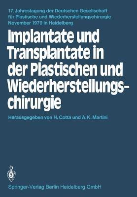 Implantate und Transplantate in der Plastischen und Wiederherstellungschirurgie - cover