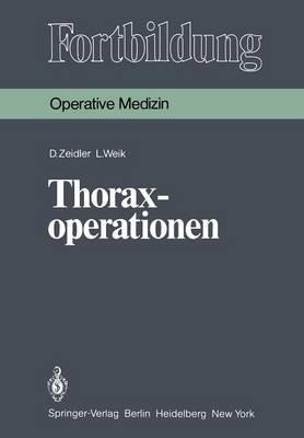 Thoraxoperationen - D. Zeidler,L. Weik - cover