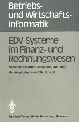 EDV-Systeme im Finanz- und Rechnungswesen: Anwendergespräch Osnabrück, 8. – 9. Juni 1982 - cover