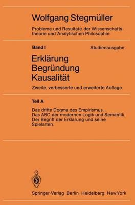 Das dritte Dogma des Empirismus Das ABC der modernen Logik und Semantik Der Begriff der Erklärung und seine Spielarten - cover