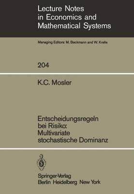 Entscheidungsregeln bei Risiko Multivariate stochastische Dominanz - Karl Mosler - cover