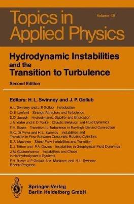 Hydrodynamic Instabilities and the Transition to Turbulence - cover
