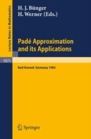 Pade Approximations and its Applications: Proceedings of a Conference held at Bad Honnef, Germany, March 7-10, 1983 - cover