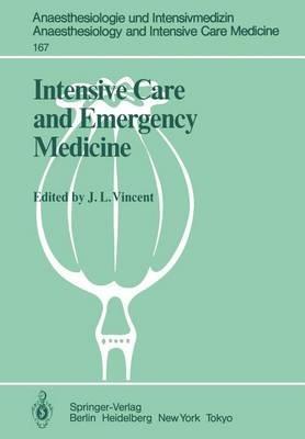 Intensive Care and Emergency Medicine: 4th International Symposium - cover