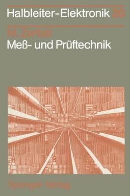 Meß- und Prüftechnik - Manfred Zerbst - cover