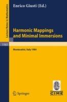 Harmonic Mappings and Minimal Immersion: Lectures given at the 1st 1984 Session of the Centro Internationale Matematico Estivo (C.I.M.E.) held at Montecatini, Italy, June 24-July 3, 1984 - cover