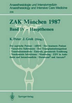 ZAK München 1987: Band IV — Hauptthemen - cover