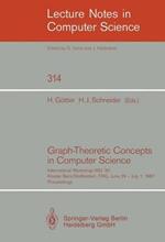 Graph-Theoretic Concepts in Computer Science: International Workshop WG '87, Kloster Banz/Staffelstein, FRG, June 29 - July 1, 1987. Proceedings