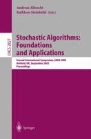 Stochastic Algorithms: Foundations and Applications: Second International Symposium, SAGA 2003, Hatfield, UK, September 22-23, 2003, Proceedings