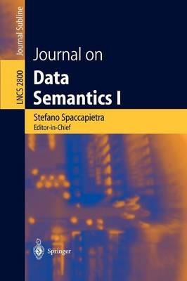 Journal on Data Semantics I - cover