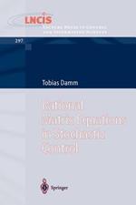 Rational Matrix Equations in Stochastic Control