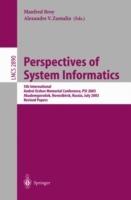 Perspectives of Systems Informatics: 5th International Andrei Ershov Memorial Conference, PSI 2003, Akademgorodok, Novosibirsk, Russia, July 9-12, 2003, Revised Papers - cover